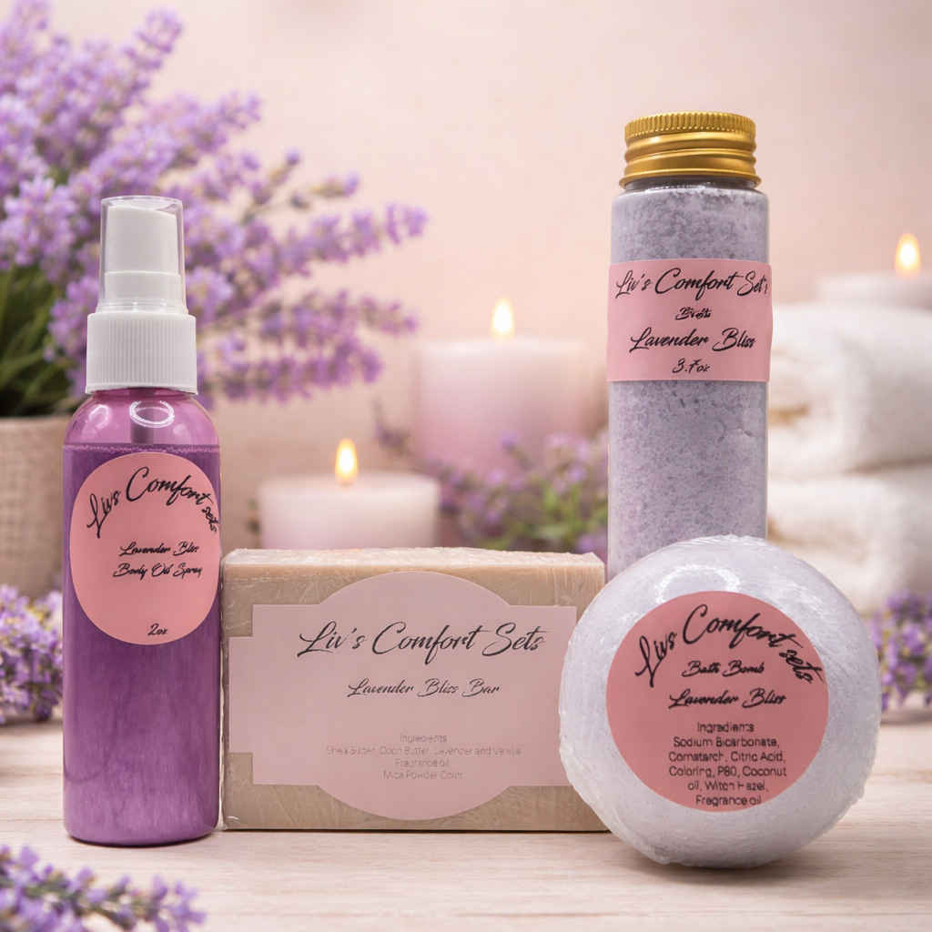 Lavender Bliss Self Care Set