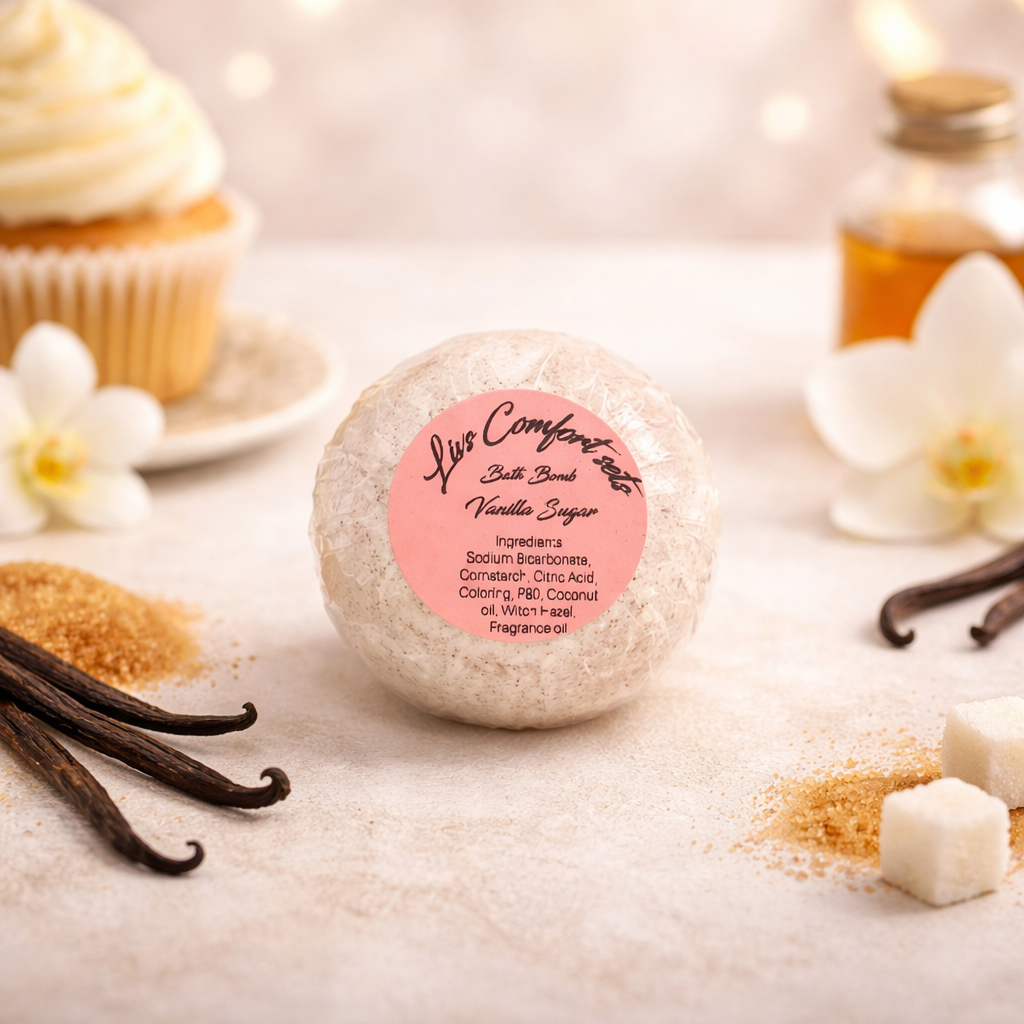 Vanilla Sugar Bath Bomb